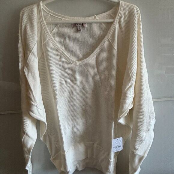 Free People Santa Clara Thermal Top in Alabaster (cream) Medium NEW with tags - Picture 9 of 9